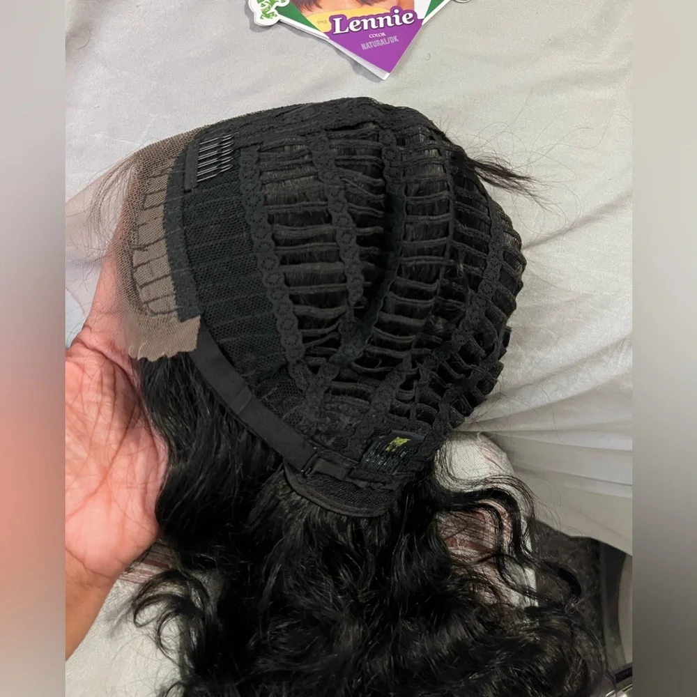 Brazilian Natural 100% Human Lace Front Wig - Picture 8 of 14